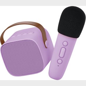 Lalarma Bluetooth-hjttaler med Trdls Mikrofon, Lilla