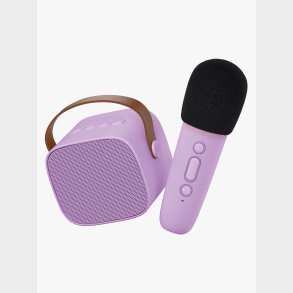 Lalarma Bluetooth-h�jttaler med Tr�dl�s Mikrofon, Lilla