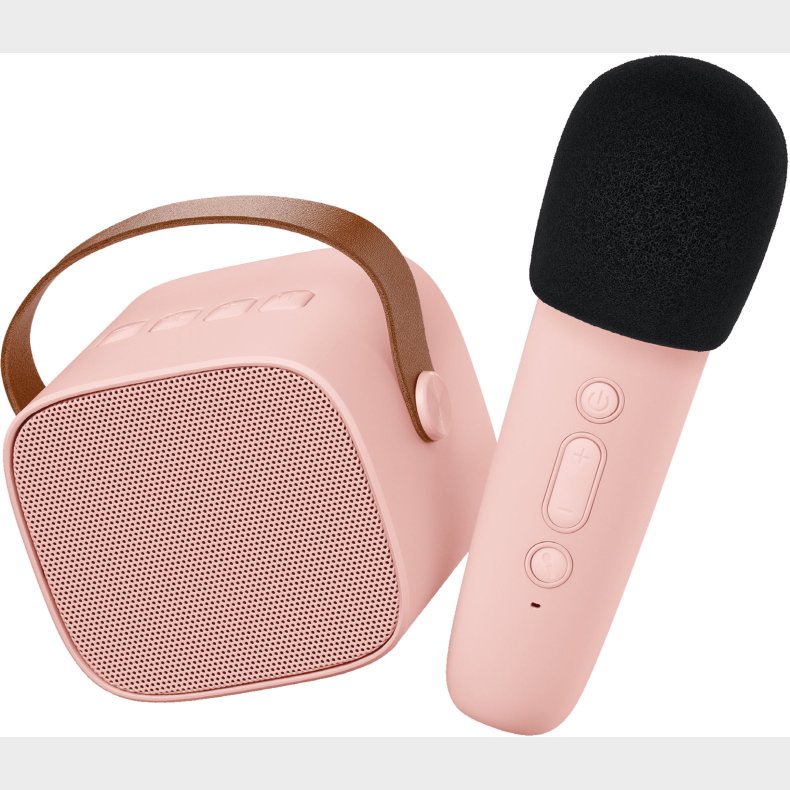 Lalarma Bluetooth-hjttaler med Trdls Mikrofon, Rose