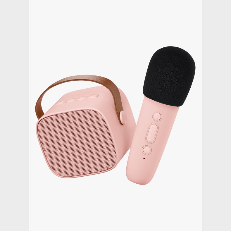 Lalarma Bluetooth-h�jttaler med Tr�dl�s Mikrofon, Rose