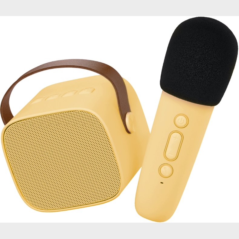 Lalarma Bluetooth-hjttaler med Trdls Mikrofon, Gul