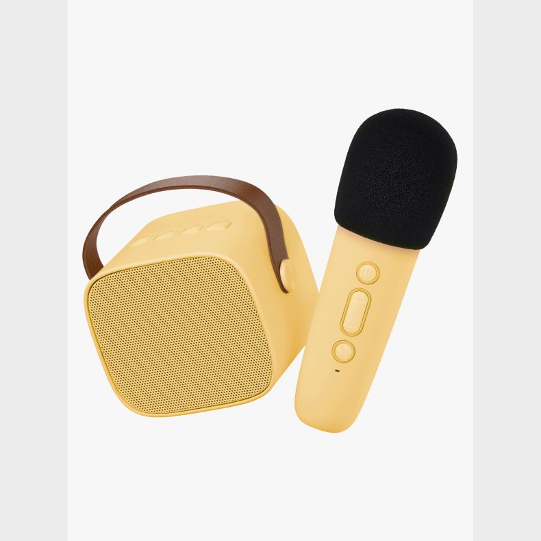 Lalarma Bluetooth-h�jttaler med Tr�dl�s Mikrofon, Gul