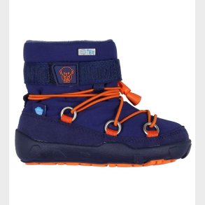 Affenzahn Vinterstvler - Elephant - Tex - Bl/Orange