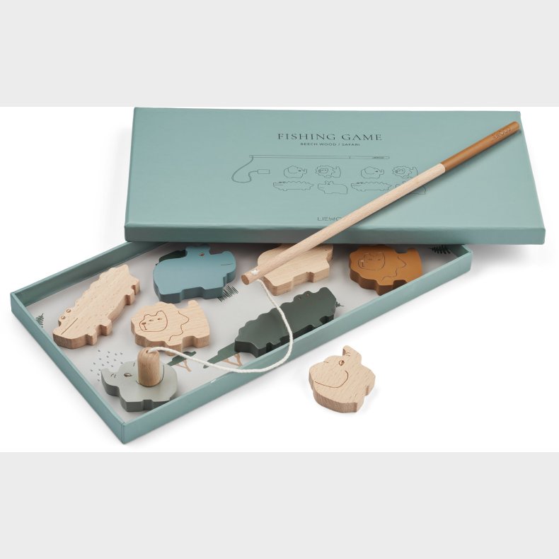 LIEWOOD Sebastian Fiskespil, Safari/Golden Caramel