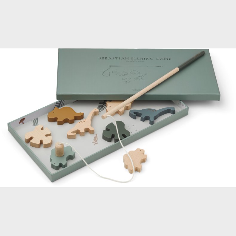 LIEWOOD Sebastian Fiskespil, Dino/Hunter Green