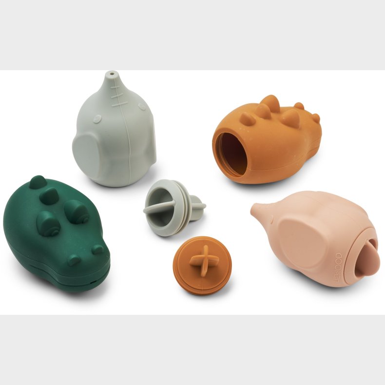 LIEWOOD Carolina Squeezy Badelegetj 4-pak, Dove blue multi mix