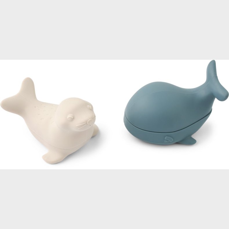 LIEWOOD Duncan Arctic Badelegetj, Whale blue/Sandy