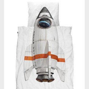 Snurk Sengetj - Voksen - Hvid m. Raket