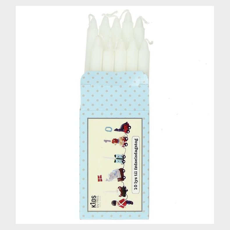 Kids by Friis Lys - 10 stk - 11 cm - Til Fdselsdagstog