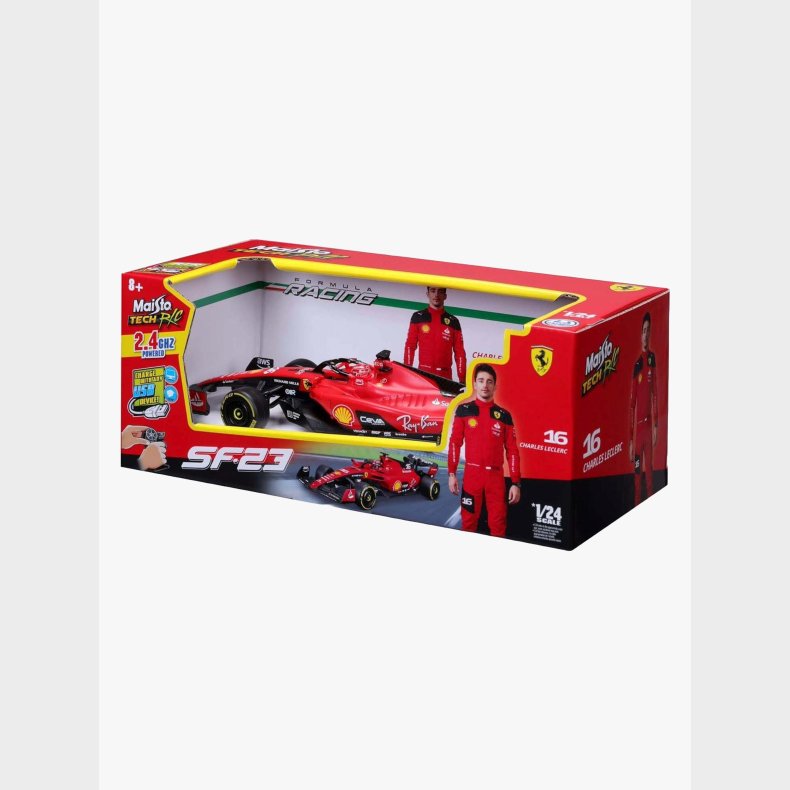 Maisto Ferrari SF90 F1 Fjernstyret Racerbil 2023 Charles Leclerk 1:24