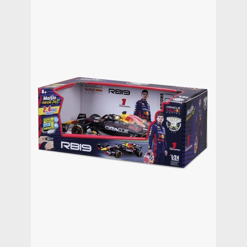 Maisto Red Bull RB19 F1 Fjernstyret Racerbil 2023 Max Verstappen 1:24