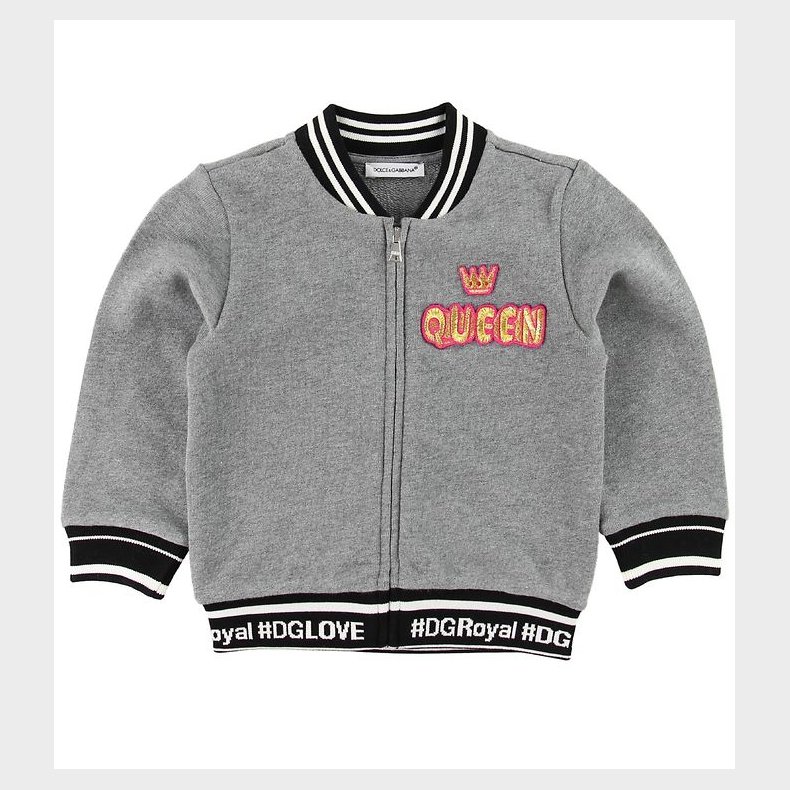 Dolce & Gabbana Cardigan - Sweat - Grmeleret m. Queen