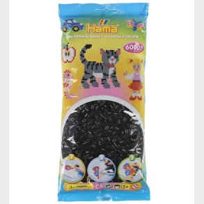 Hama Midi Perler - 6000 stk. - 18 Sort