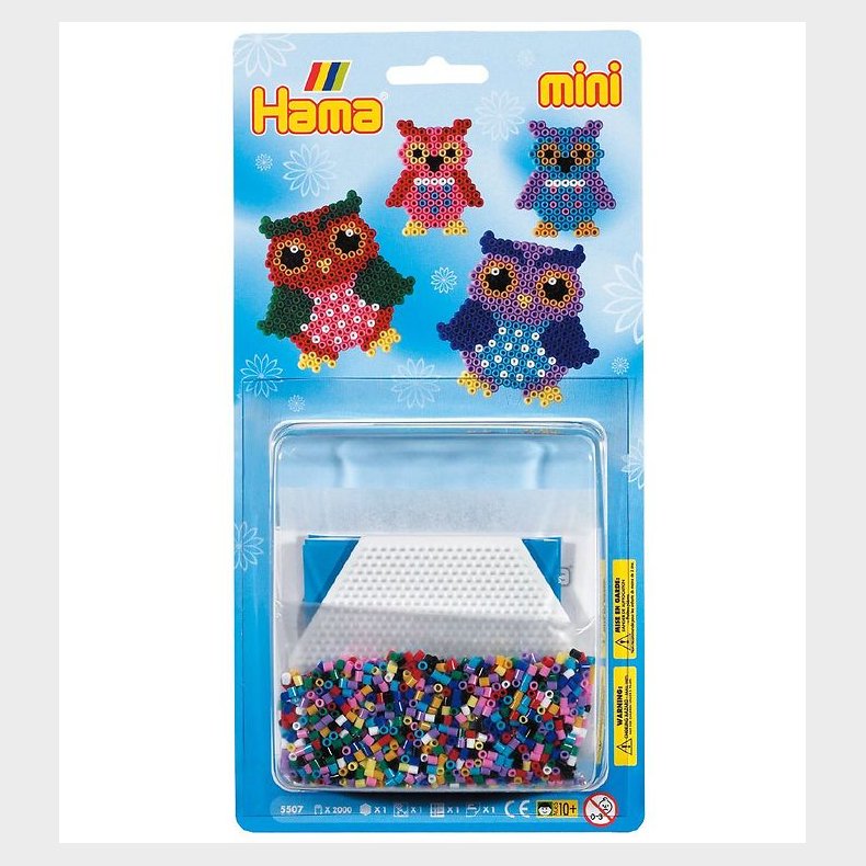 Hama Mini Perler - 2000 stk. - Ugler