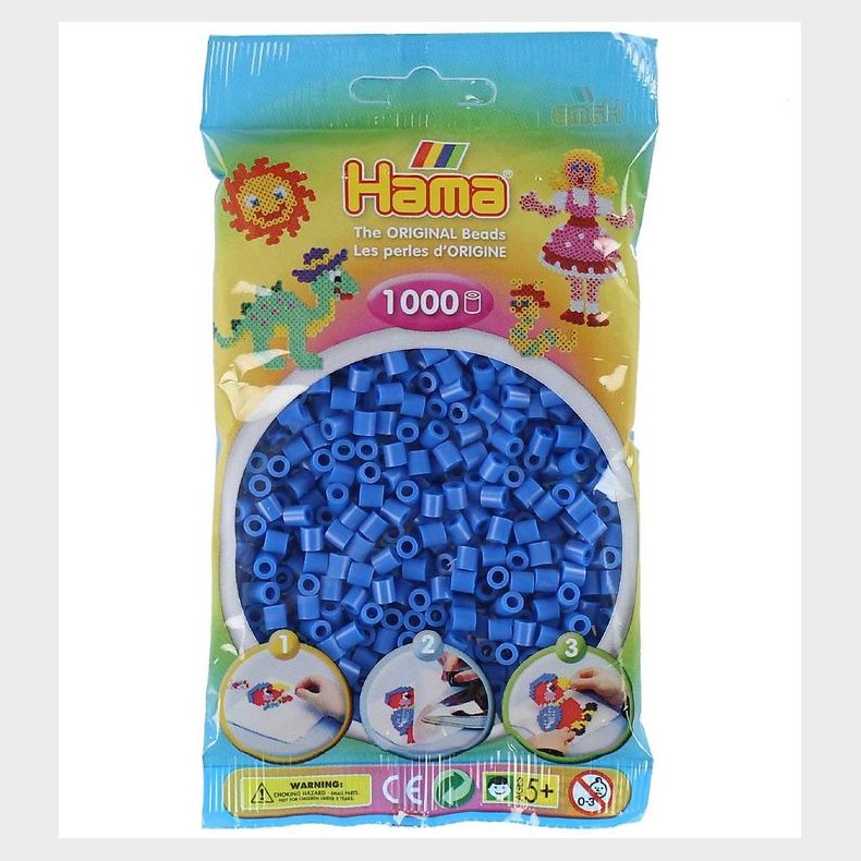 Hama Midi Perler - 1000 stk. - 09 Lysebl�