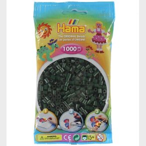 Hama Midi Perler - 1000 stk. - 28 Mrkegrn