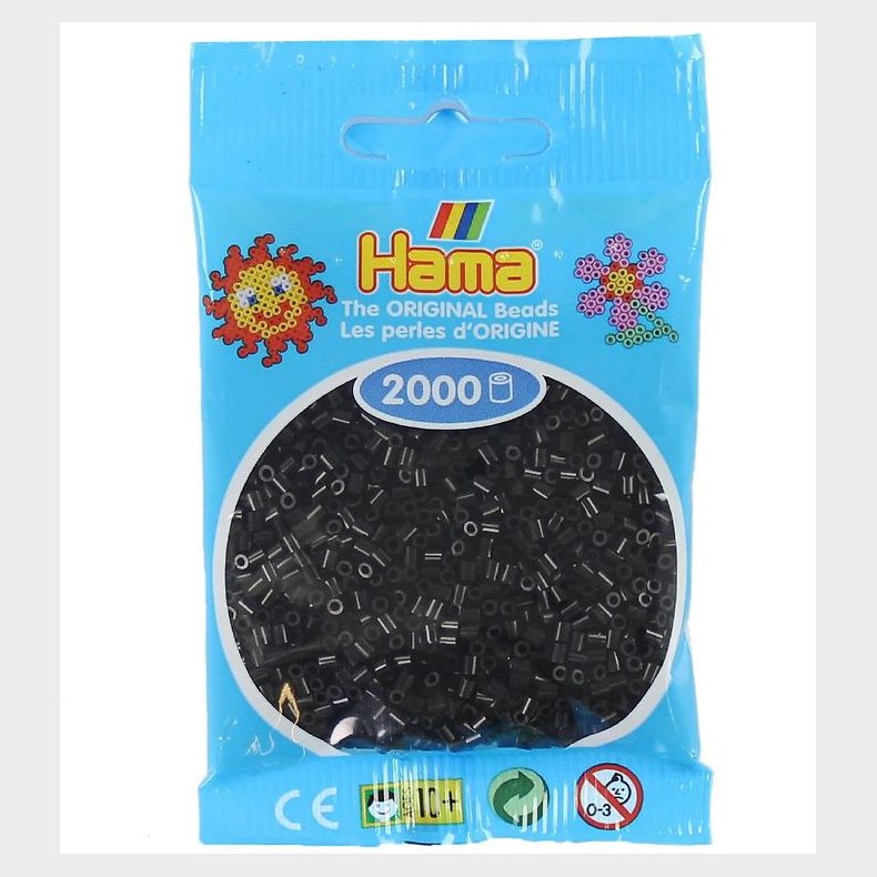 Hama Mini Perler - 2000 stk. - 18 Sort
