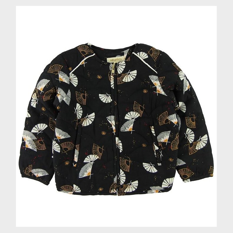 Soft Gallery Jakke - Sabine - Sort m. Print