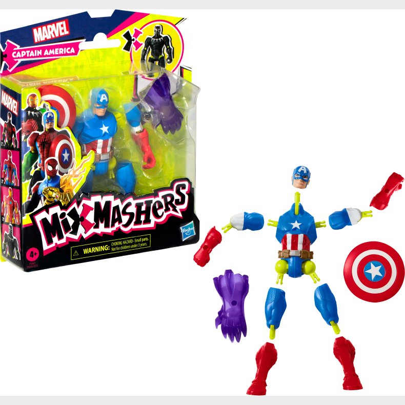 Marvel Avengers Avengers Mixmashers Figur Captain America