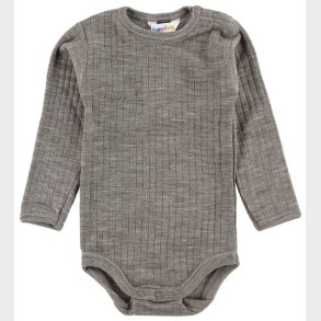 Joha Body l/ - Uld - Brunmeleret