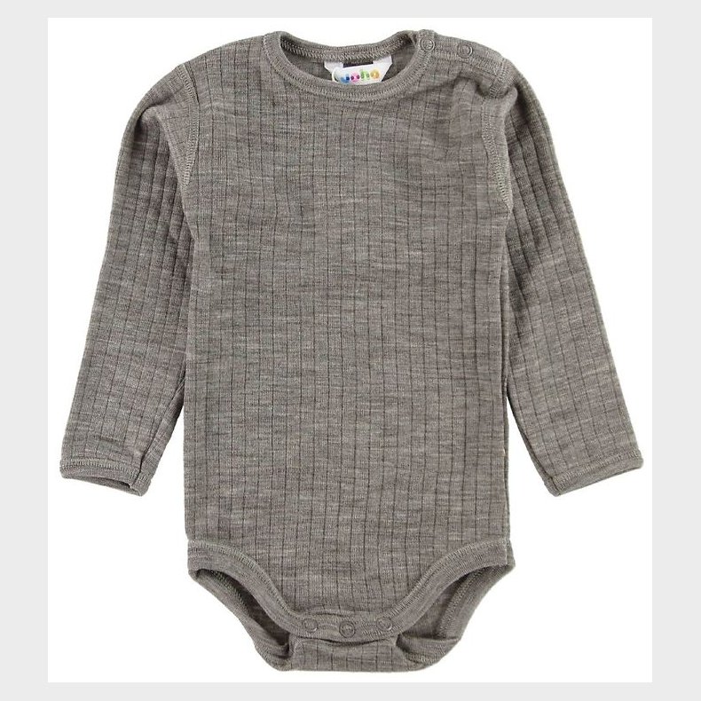 Joha Body l/� - Uld - Brunmeleret