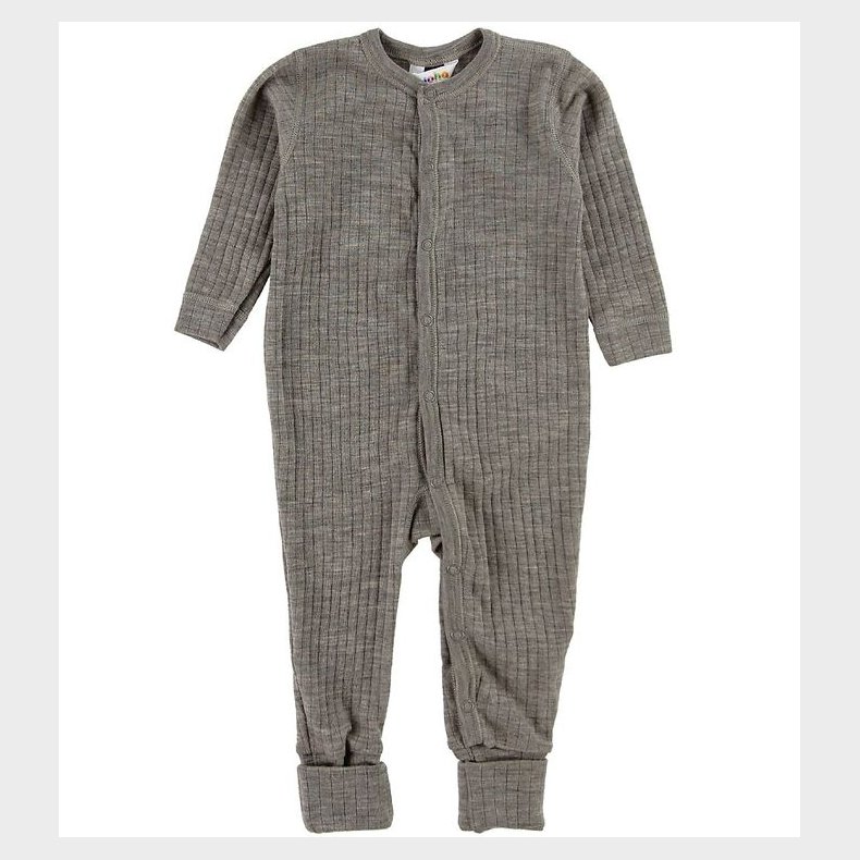 Joha Natdragt - Uld - Brunmeleret