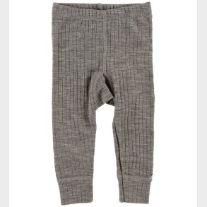 Joha Leggings - Uld - Brunmeleret