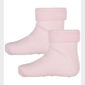 Minymo Str�mper - 2-pak - Skridsikker - Rosa