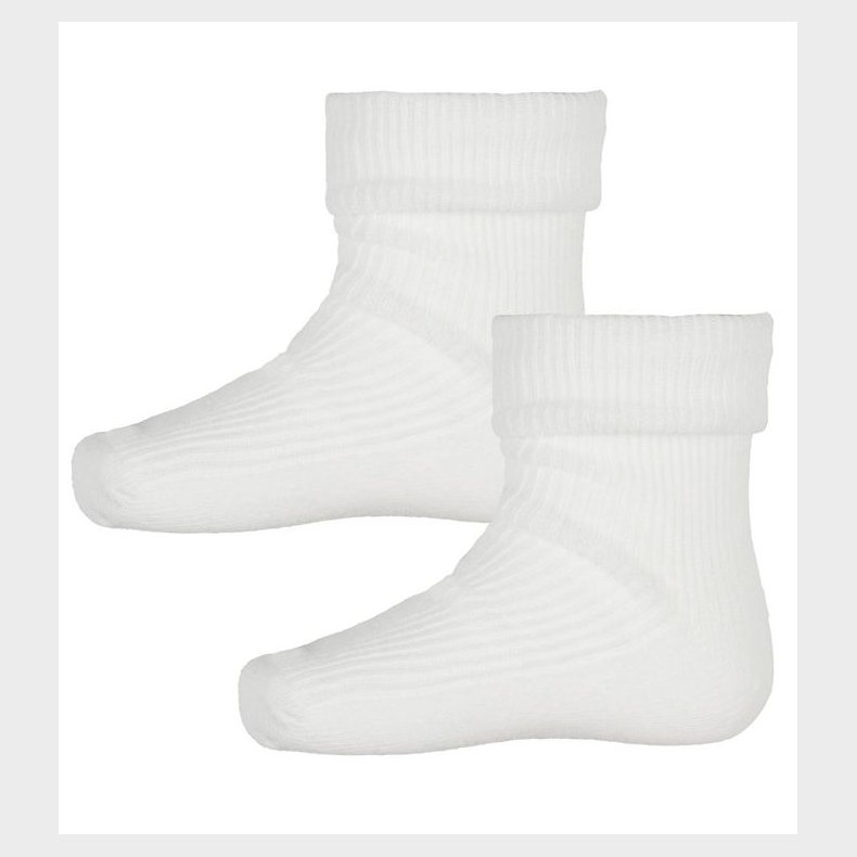 Minymo Str�mper - 2-pak - Hvid