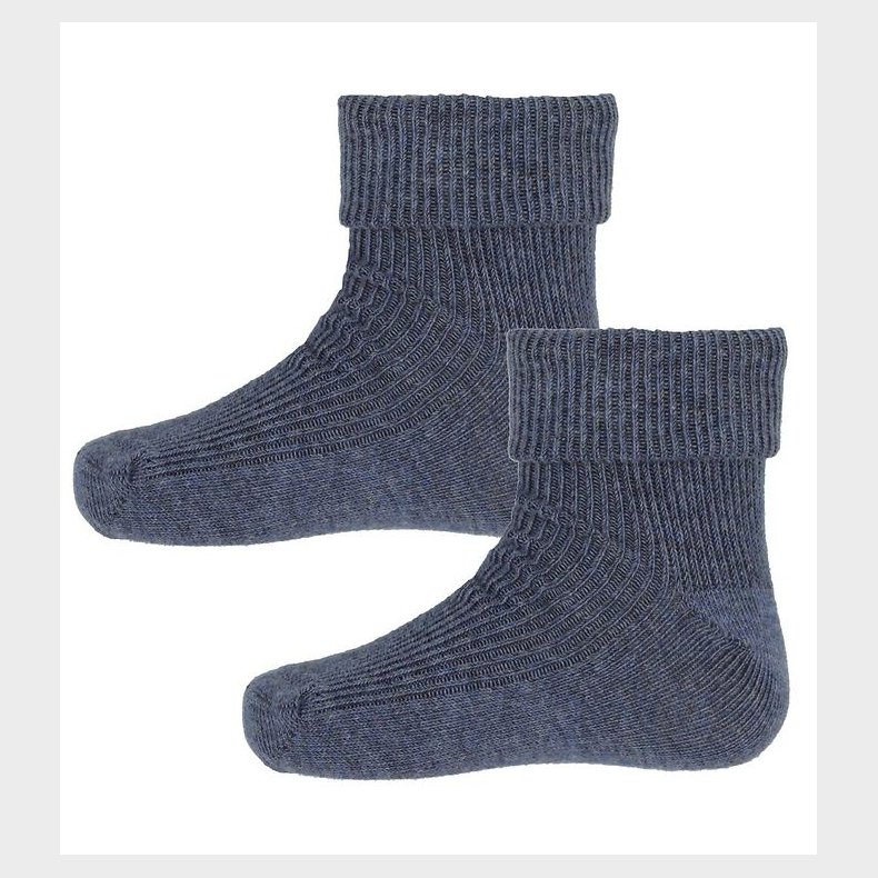 Minymo Str�mper - 2-pak - Bl�meleret