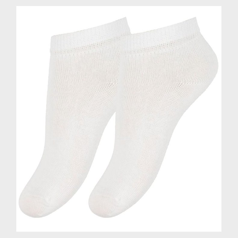 Minymo Ankelstrmper - 2-pak - Hvid