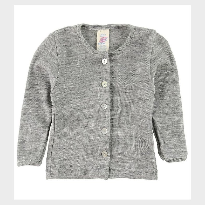 Engel Cardigan - Uld/Silke - Grmeleret