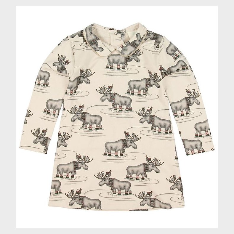 En Fant Kjole - Beige m. Print