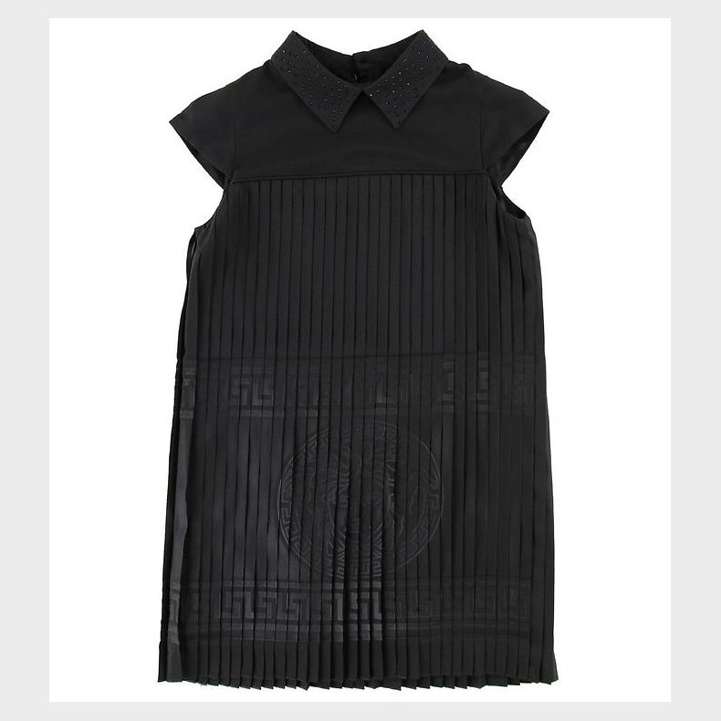 Young Versace Kjole - Sort m. Pliss