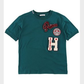Dolce & Gabbana T-shirt - Petroleumsgrn m. Patches