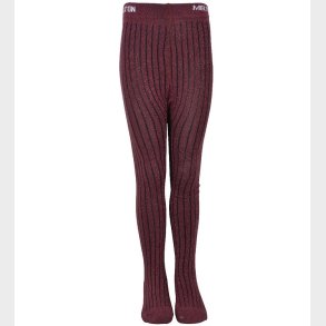 Melton Strmpebukser - Bambus - Lilla m. Glitter