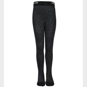 Melton Strmpebukser - Bambus - Sort m. Glitter