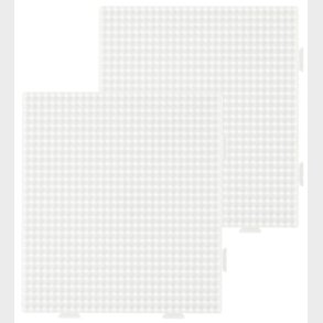 Hama Midi Perleplader - 2-pak - Firkanter - Hvid