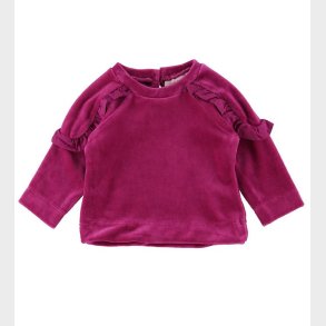 Noa Noa miniature Bluse - Velour - Fuchsia