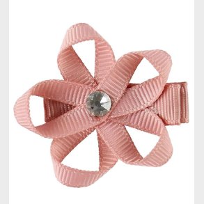 Little Wonders Hrblomst - Ingrid - 4 cm - Grosgrain - Rosa