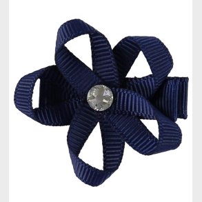 Little Wonders Hrblomst - Ingrid - 4 cm - Grosgrain - Navy