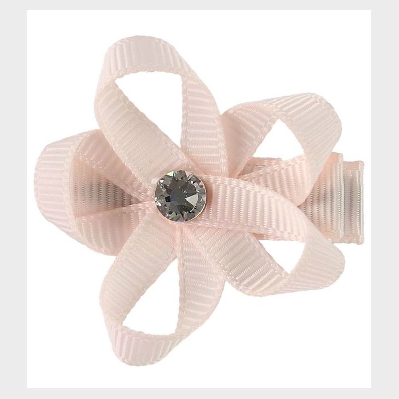 Little Wonders Hrblomst - Ingrid - 4 cm - Grosgrain - Lys Koral