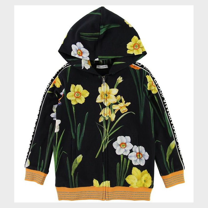 Dolce & Gabbana Cardigan - Sort m. Blomster
