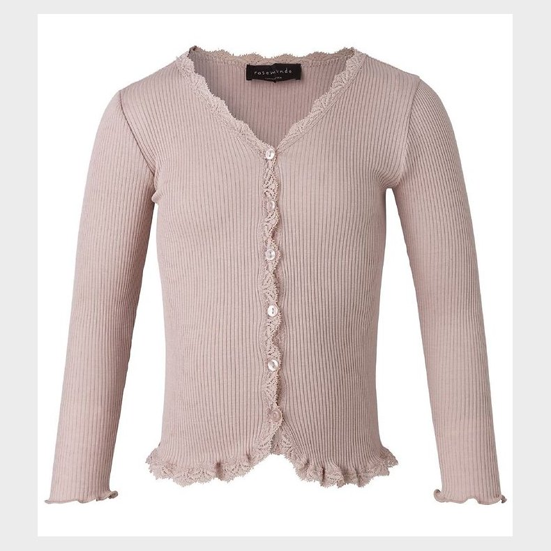Rosemunde Cardigan - Rib - Pudder