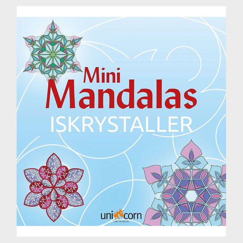 Mini Mandalas Malebog - Iskrystaller