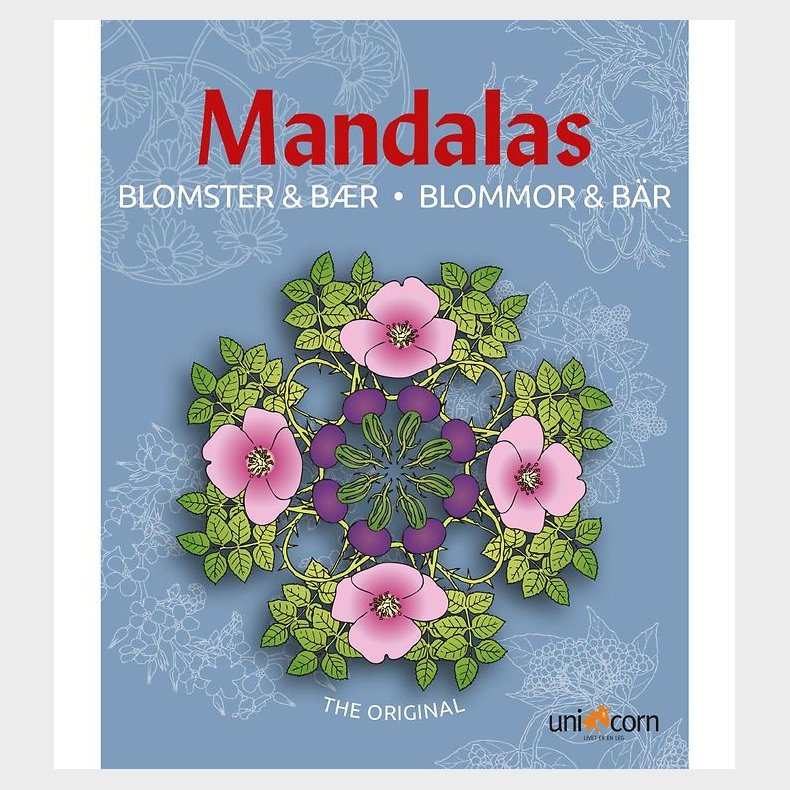Mandalas Malebog - Blomster & B�r