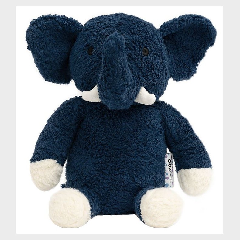 NatureZoo Bamse - 30 cm - Teddyfleece - Elefant - Mrkebl