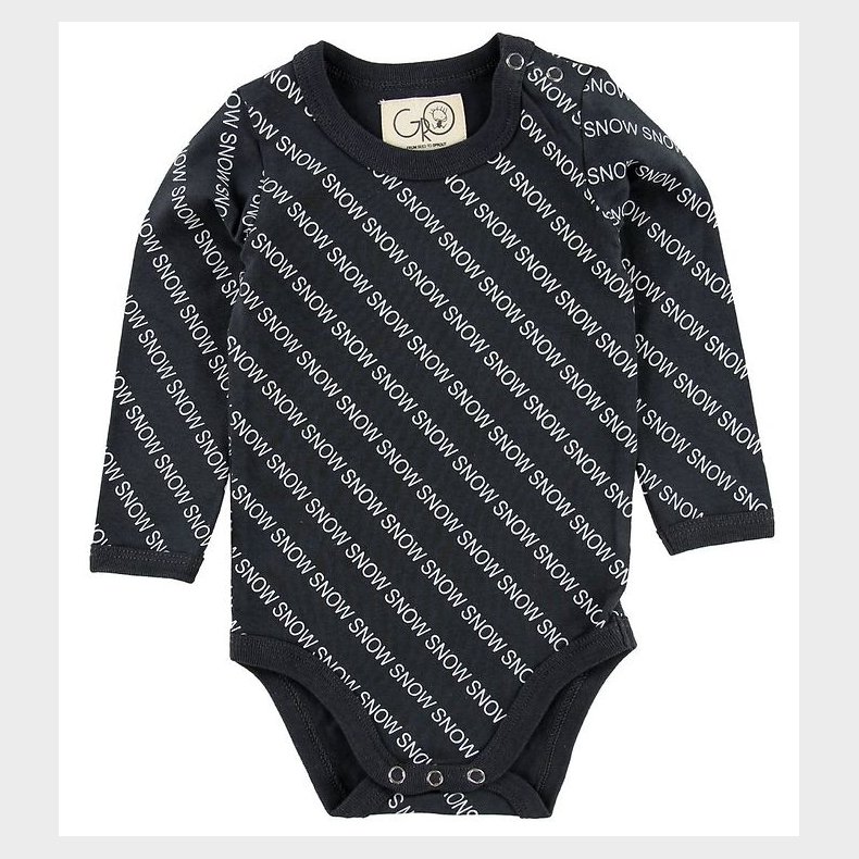 Gro Body l/ - Sol - Stlgr m. Tekst