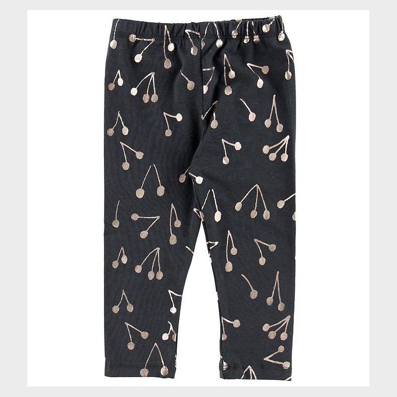 Gro Leggings - Malak - Stlgr m. Kirsebr