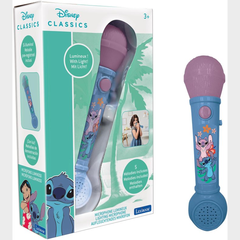 Disney Lilo and Stitch Mikrofon med Lys